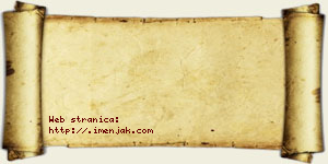 Una Josić vizit kartica